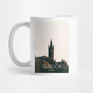 Glasgow University poster Mug